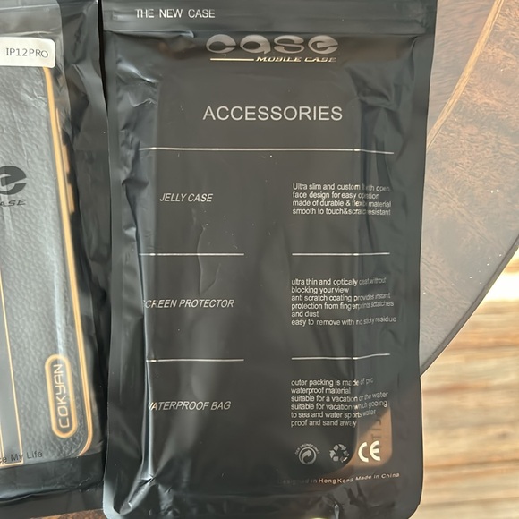 iPhone 12 Pro Max case with screen protector and jelly inside - Picture 2 of 3